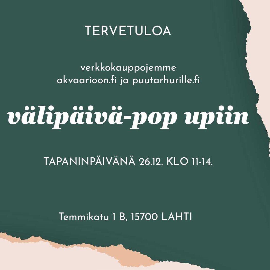 Pop up-ilmoitukset
