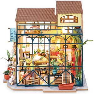 Robotime DIY Emily’s Flower Shop pienoismalli