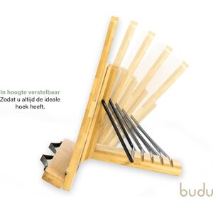 Budu Kirja-/tablettiteline bambusta