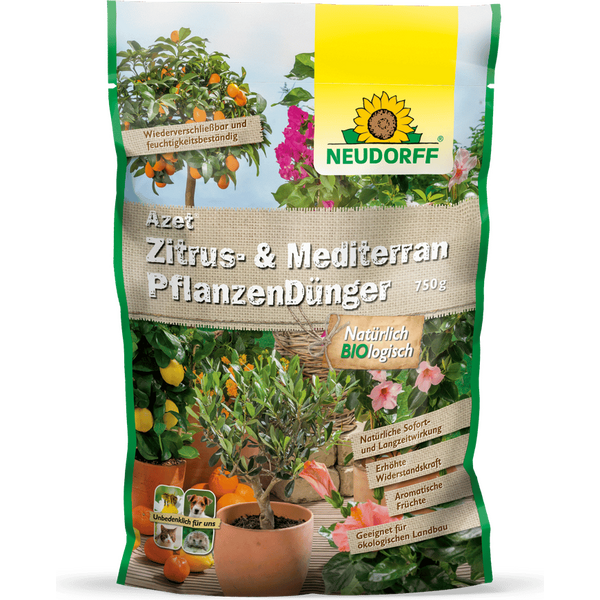 NEUDORFF Azet Sitrus- ja Välimerenkasvien lannoite 750 g