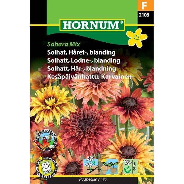 Hornum Kesäpäivänhattu 'Sahara Mix' (Rudbeckia hirta)